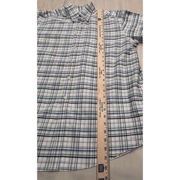 L.L.Bean Button Down Shirt Mens 17-34 Plaid Wrinkle Resistant Traditional Fit - Picture 10 of 13